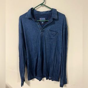 Lucky Brand indigo shirt- size XL